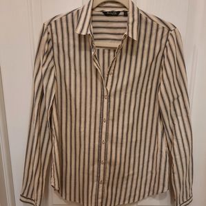 Striped button down long sleeve